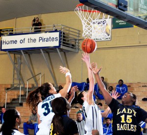 Lady pirates lose last home game, 56-52