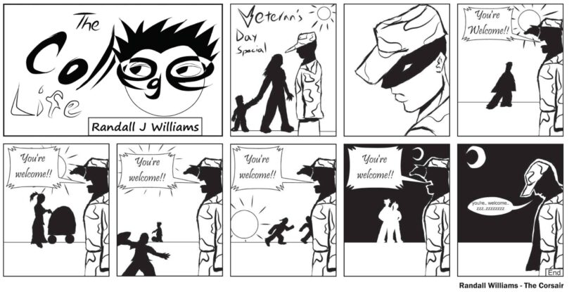 ECorsair college event promoting student engagement and campus activities.