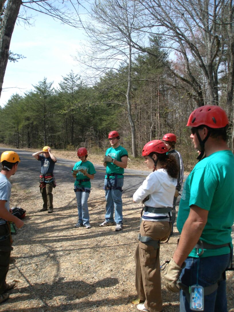 Outdoor students exploring nature with Biology Club at eCorsair.