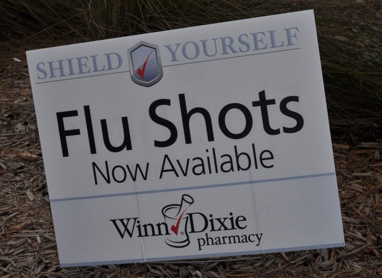 Flu shot availability at Pensacola State College for seasonal protection.