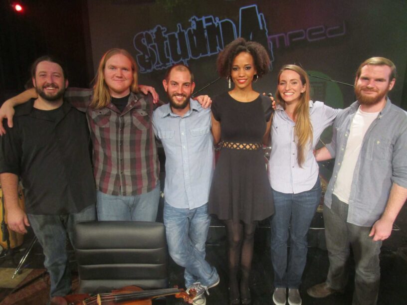 Noiseheads band performing at WSRE’s “StudioAmped” season premiere event. Noiseheads rock crowd during WSRE's "StudioAmped" season premiere.