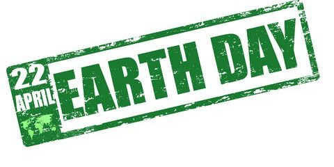 Earth Day banner celebrating conservation efforts on April 22nd.