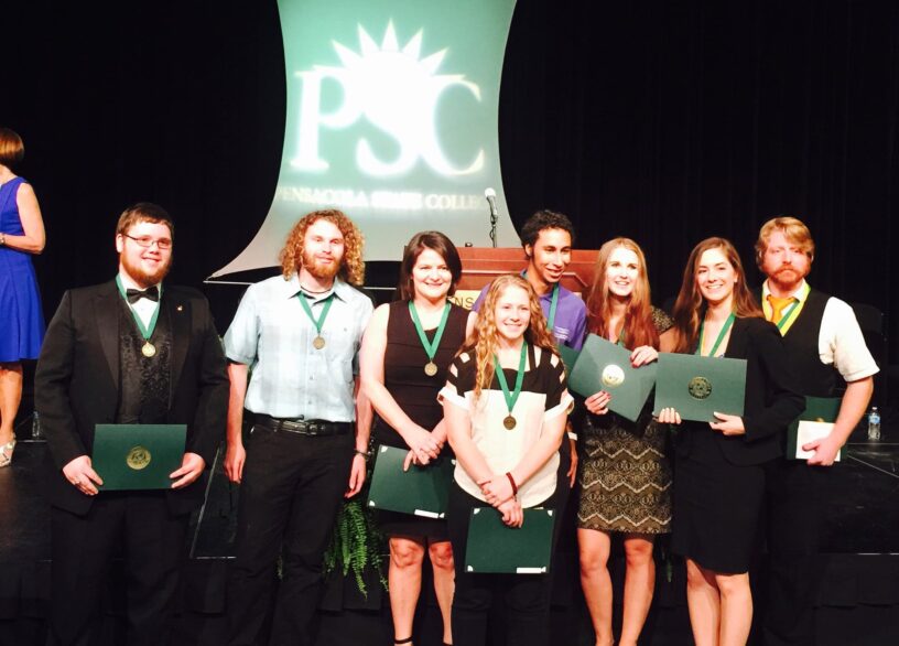 Students honored at the Student Excellence Awards ceremony at Pensacola State College. Students honored at the Student Excellence Awards ceremony at Pensacola State College.