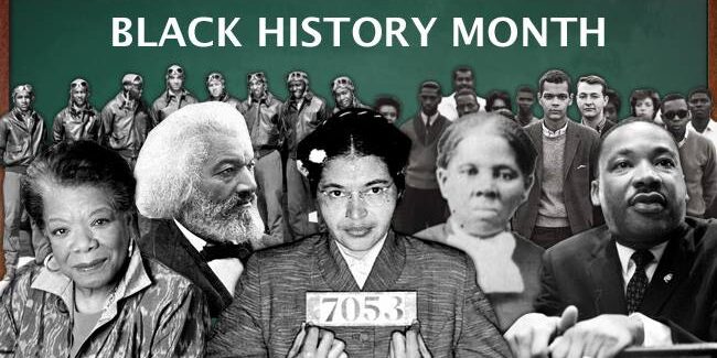 Group of diverse individuals celebrating Black History Month at eCorsair.