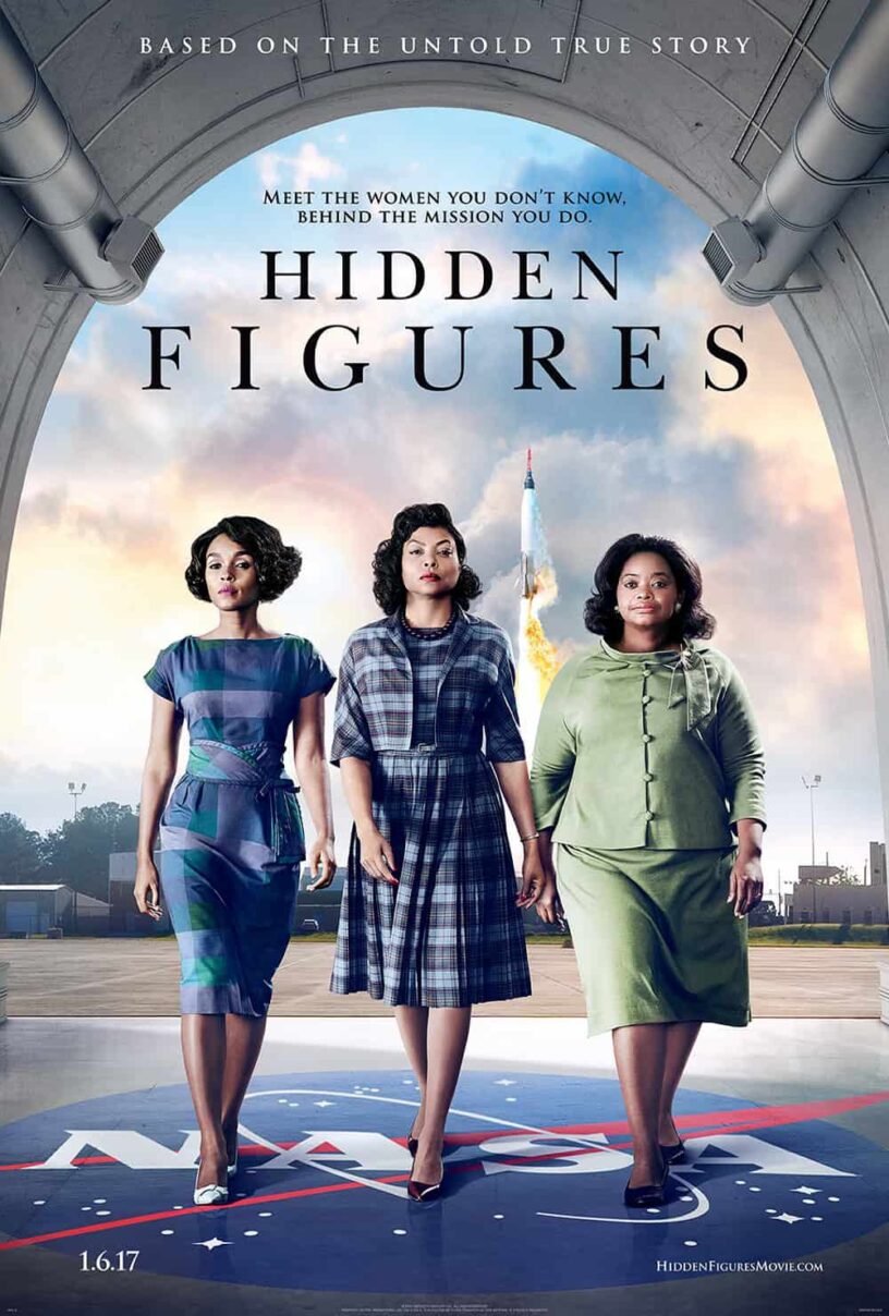 Women of NASA walking confidently, representing Hidden Figures movie.
