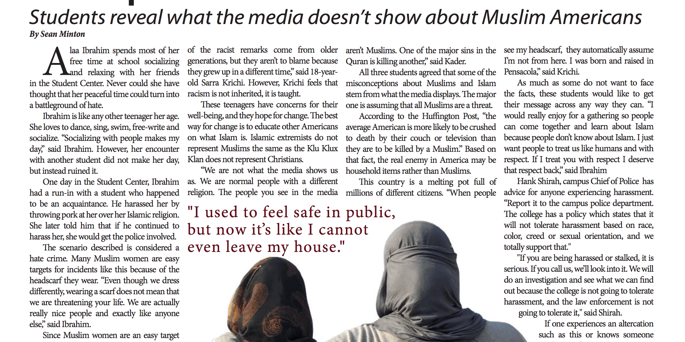 Islamophobia in America today.