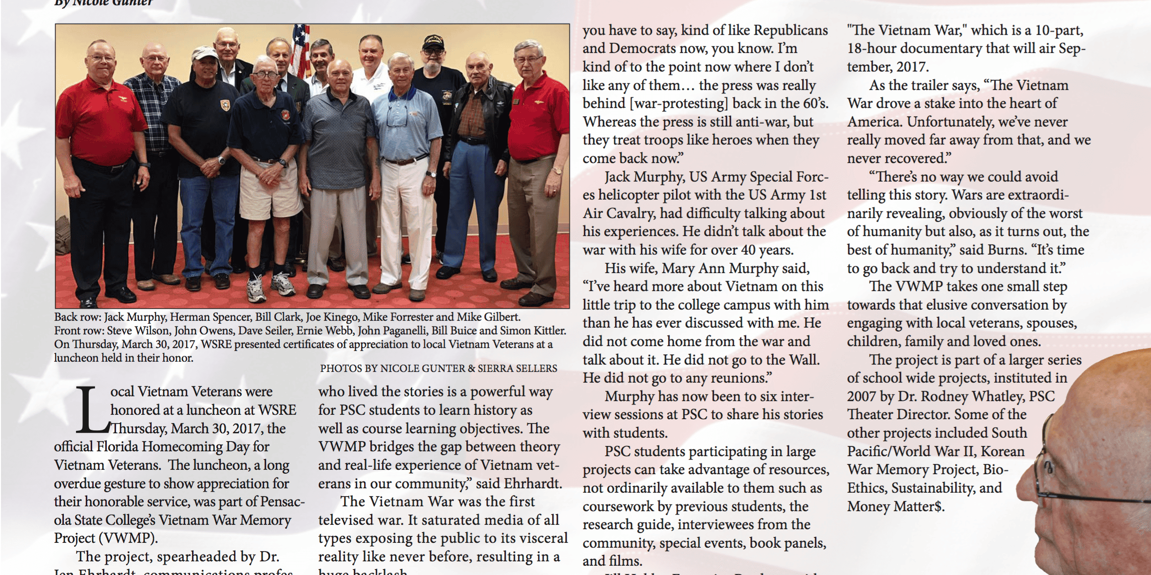 Vietnam War Memory Project honors veterans.