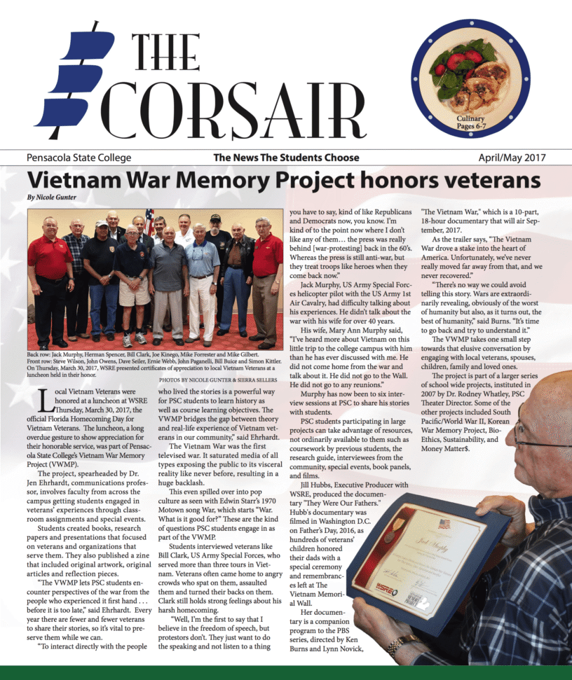 Vietnam War Memory Project honors veterans.