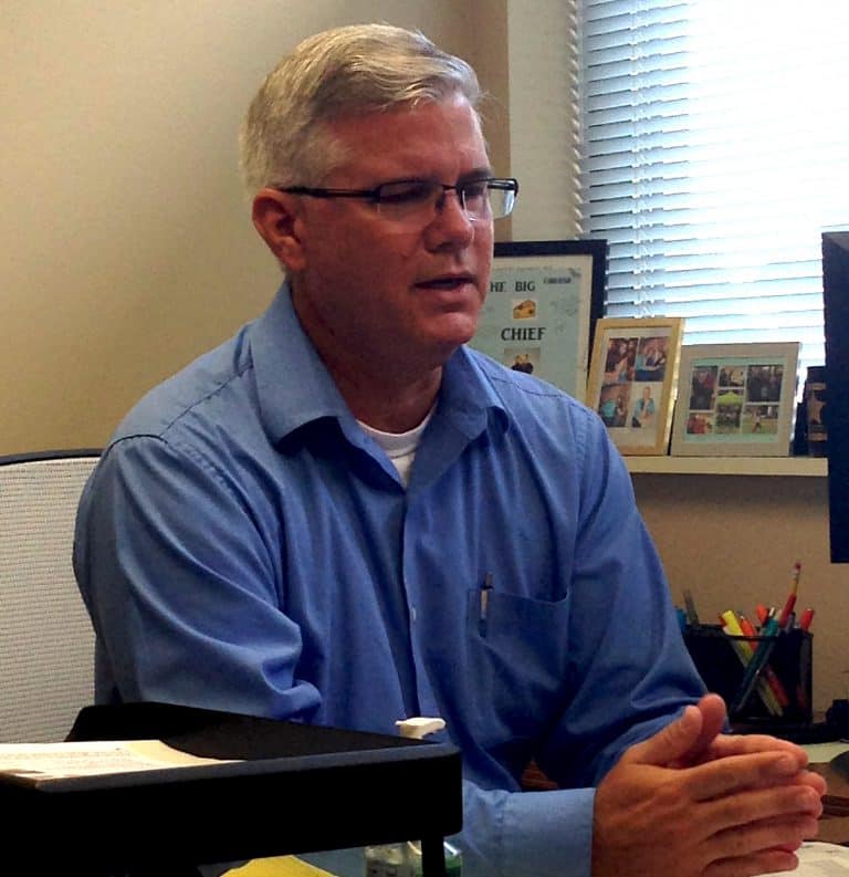 Fagan, new campus police chief at Pensacola State College.