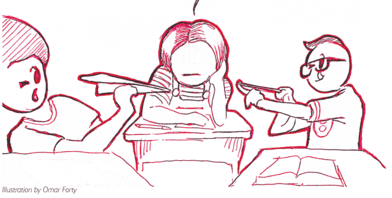 Students collaborating at eCorsair program, emphasizing modern learning.