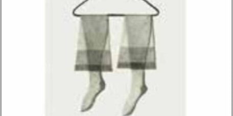 White hurricane review artwork with hanging fabric and legs, emphasizing design and creativity.