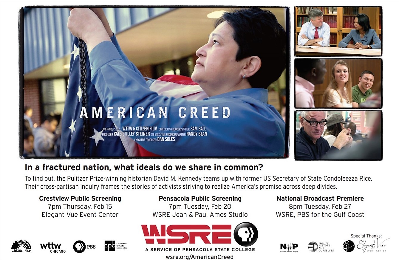 American Creed to bring conversation to WSRE