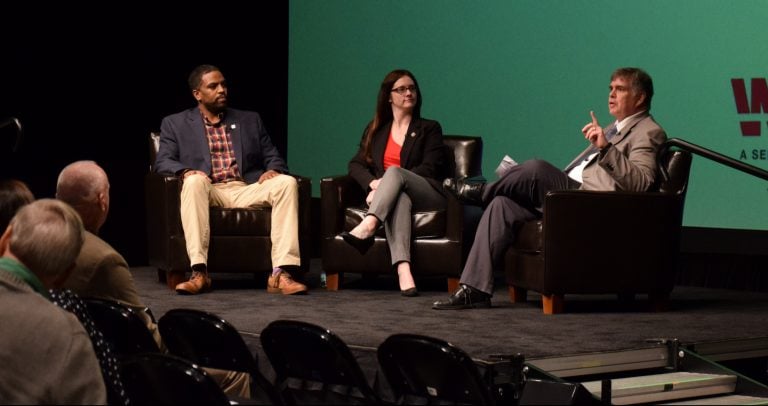 Panel discussion on American Creed and its role in addressing the national crisis.