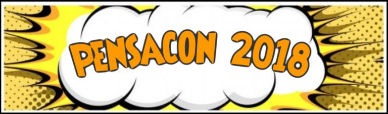 Pensacon 2018 cosplay and fan event at eCorsair, showcasing comic and pop culture enthusiasts.