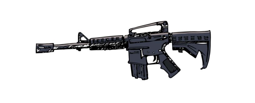 Gun control debate: firearm regulation and policy discussion.