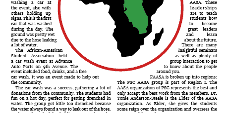 eCorsair Student Organization ECorsair logo representing the African-American Student Association.
