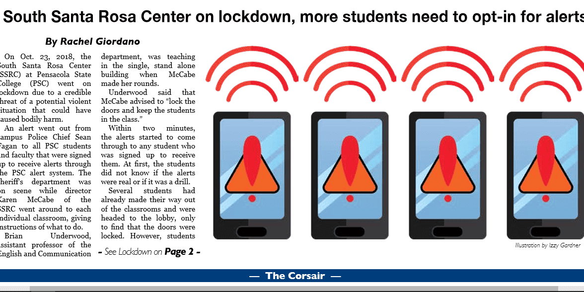 South Santa Rosa Center on lockdown, students urged to opt-in for alerts. Stay informed during emerg.