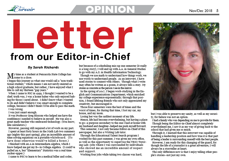 Letter from our Editor-in-Chief