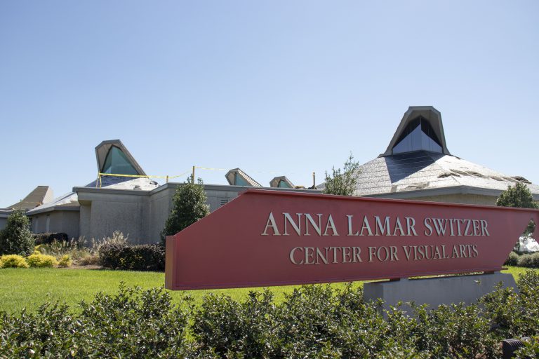 Photo of Anna Lamar Switzer Center For Visual Arts Building Damage after Hurricane Sally.
