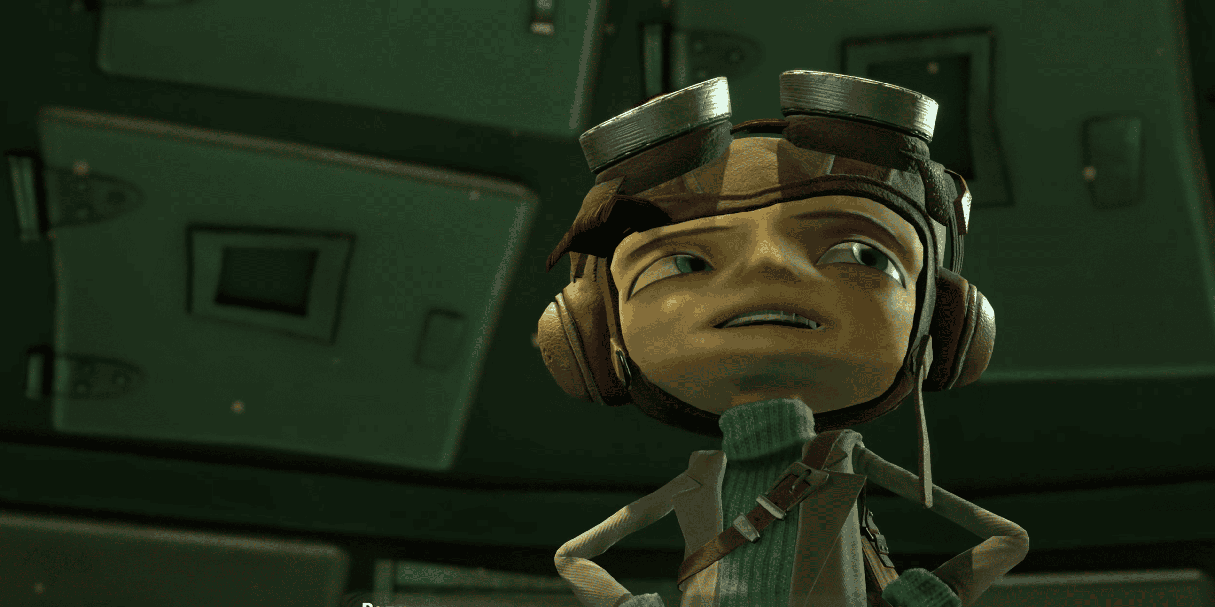 eCorsair Student in a Tech Lab Student character wearing headphones in a tech lab environment.