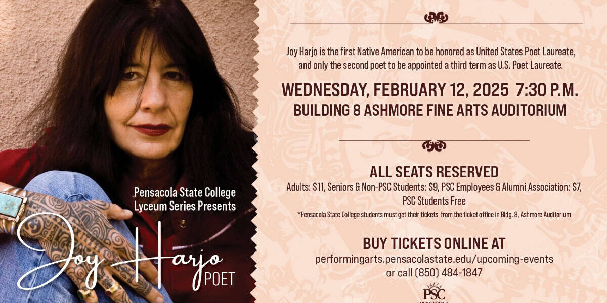 Warrior Poet Portrait of Joy Harjo, Native American poet and laureate.
