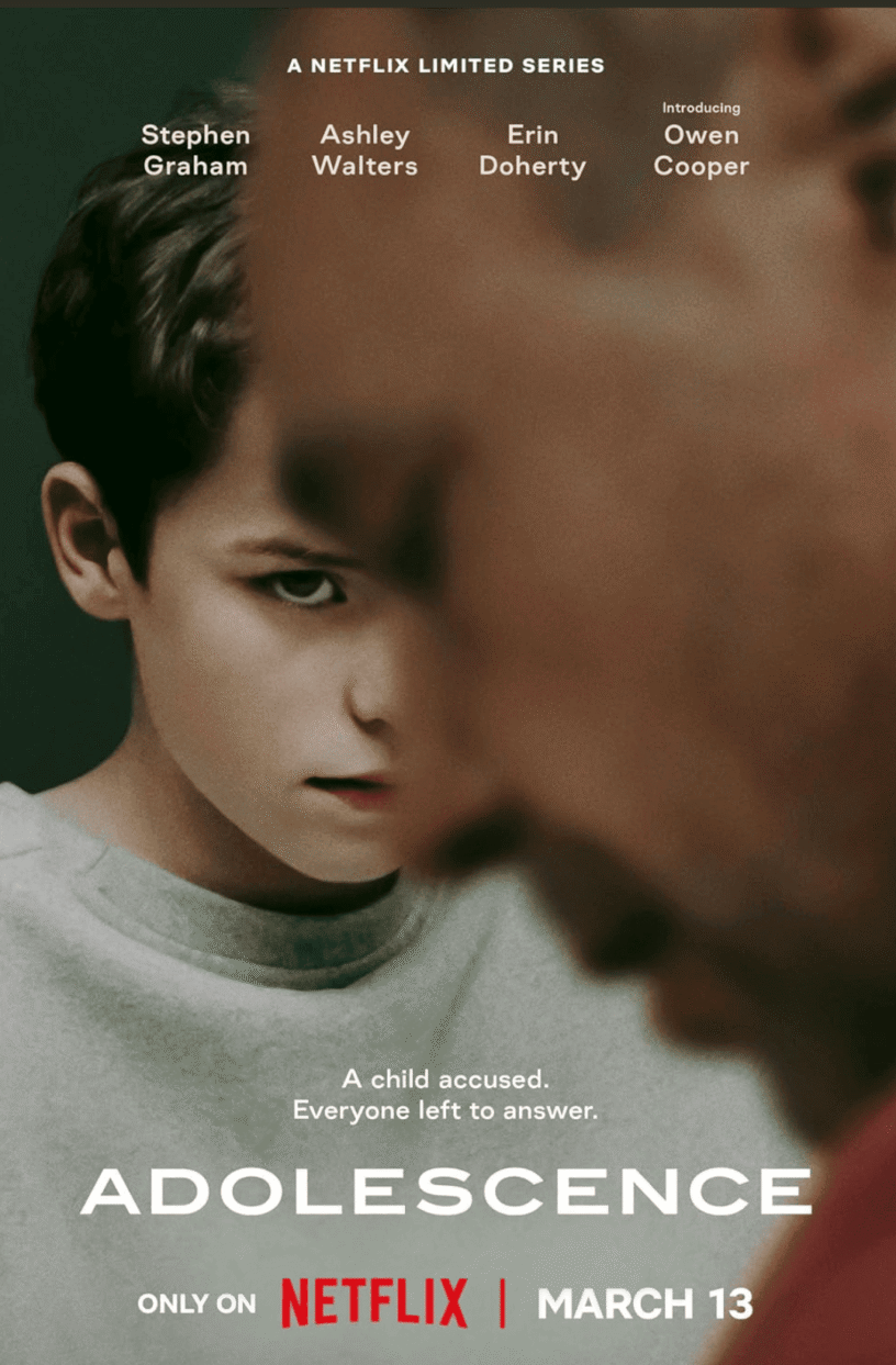 Adolescence – Unspeakable Series Child facing an adult in a tense moment, highlighting themes of adolescence and emotional struggles.