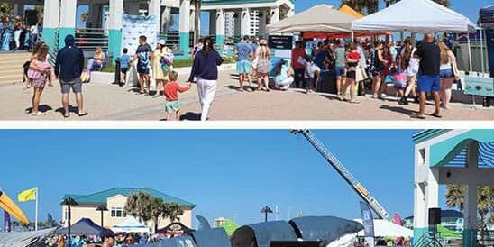 ECorsair summer event with students and community enjoying outdoor activities.