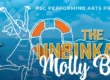 PSC's "The Unsinkable Molly Brown" theater poster with ship and stage design.