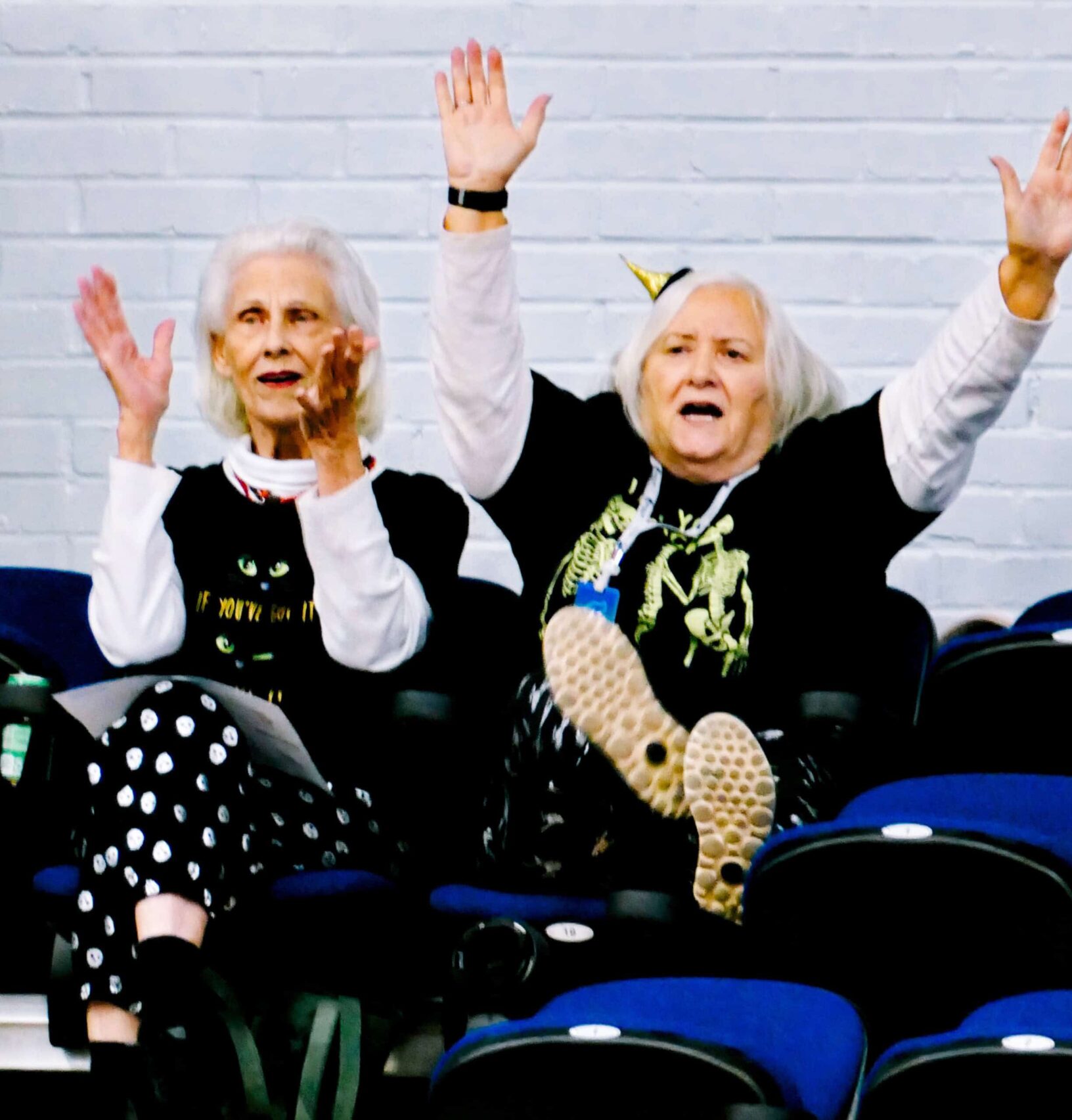 Pirates celebrating at an event, capturing enthusiasm and fun for eCorsair program.