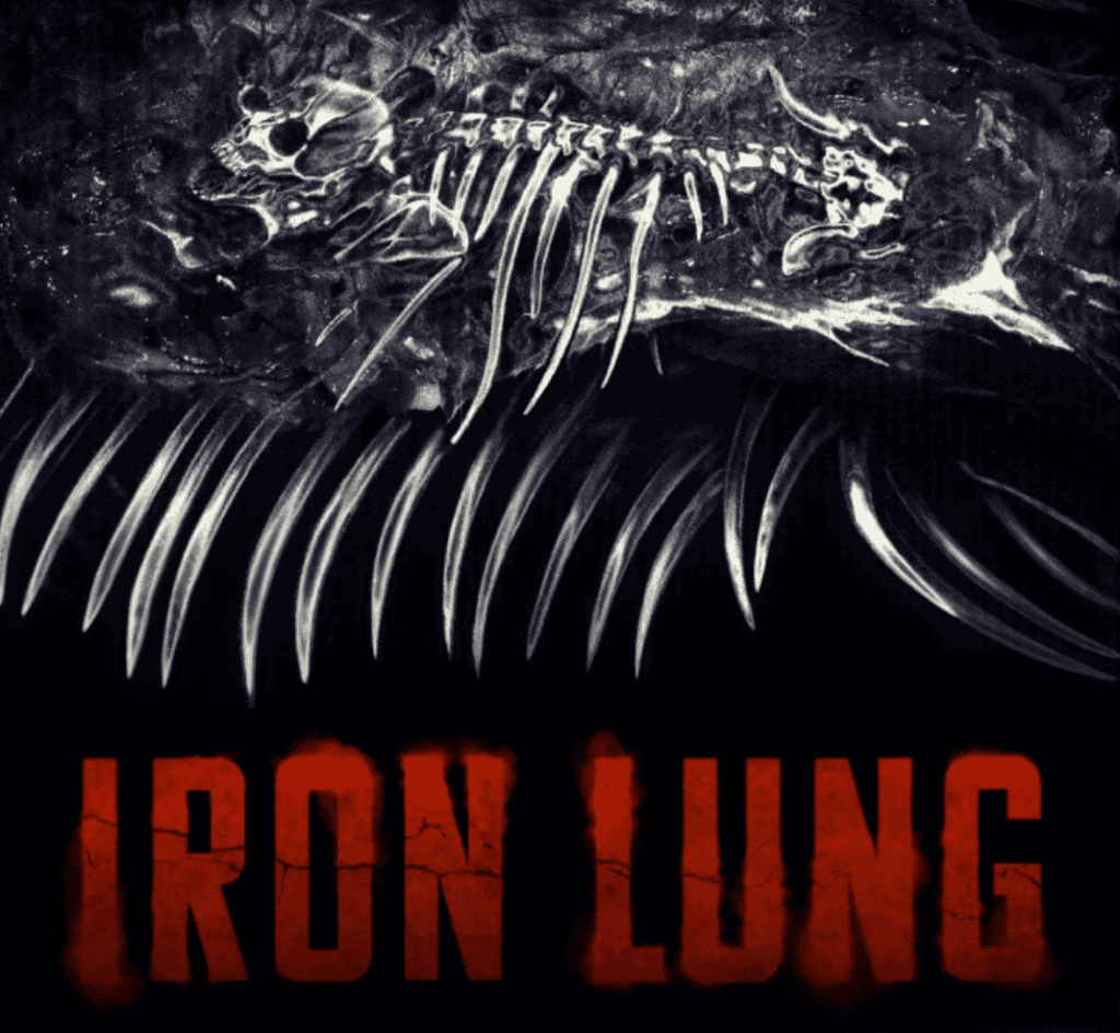 Decorative image of the Iron Lung movie poster, www.ironlung.com