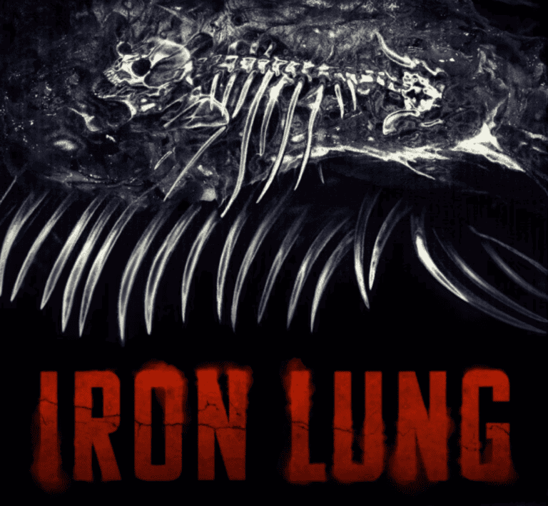 Decorative image of the Iron Lung movie poster, www.ironlung.com