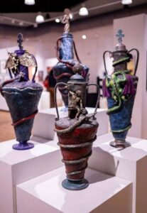 Image of art from the 60th Annual Student Art Exhibition.